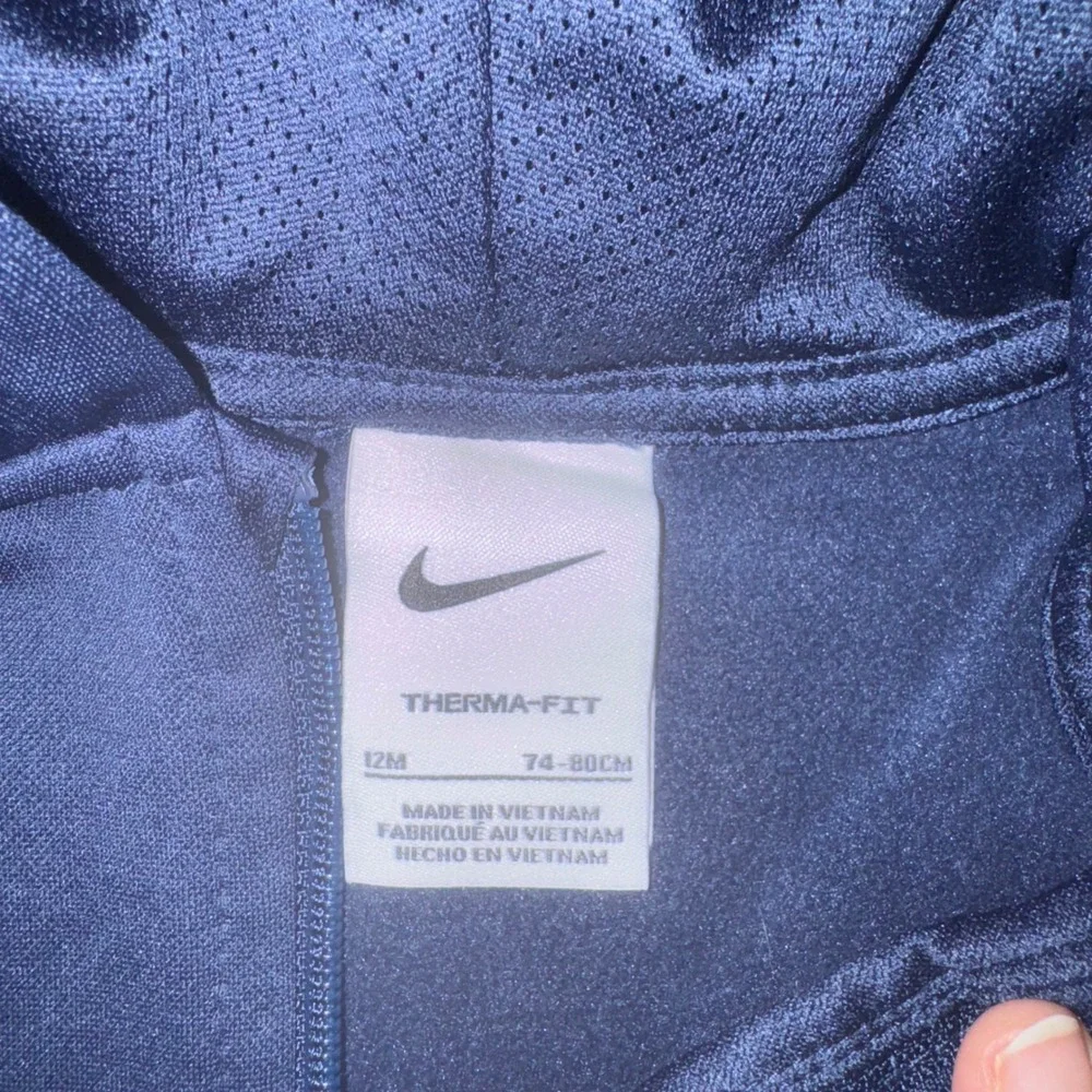 Nike Toddler Boys Therma-FIT Track Jacket Bundle Navy Blue Grey 12M Lot of 2